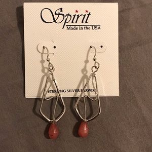 Spirit sterling silver earrings